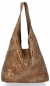 Kožené kabelka shopper bag Vittoria Gotti zemitá V2473
