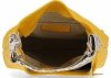 Kožené kabelka univerzální Vittoria Gotti žlutá V5868PIT