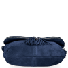 Kožené kabelka listonoška Vittoria Gotti tmavě modrá DB20