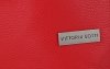 Kožené kabelka univerzální Vittoria Gotti červená V5577