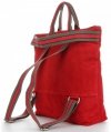 Kožené kabelka shopper bag Vittoria Gotti červená V689746