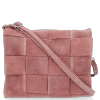 Kožené kabelka listonoška Vittoria Gotti pudrová růžová V2378