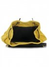 Kožené kabelka batůžek Vittoria Gotti žlutá 80022