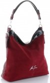 Kožené kabelka univerzální Velina Fabbiano červená VF6138