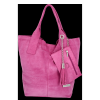 Kožené kabelka shopper bag Vittoria Gotti růžová V5190