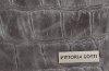 Kožené kabelka listonoška Vittoria Gotti šedá V190232