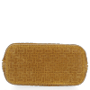 Kožené kabelka univerzální Genuine Leather hořčicová A7