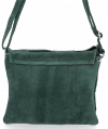 Kožené kabelka listonoška Vittoria Gotti lahvově zelená V2378