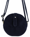 Kožené kabelka listonoška Vittoria Gotti tmavě modrá V20CMS