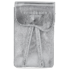 Kožené kabelka univerzální Vittoria Gotti stříbrná V6256C