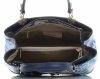 Kožené kabelka kufřík Vittoria Gotti tmavě modrá V399