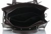 Kožené kabelka kufřík Vittoria Gotti čokoládová V3332
