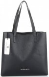 Kožené kabelka shopper bag Vittoria Gotti černá V694150