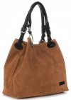 Kožené kabelka shopper bag Vittoria Gotti zrzavá V90047CH