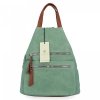 Dámská kabelka batůžek Herisson světle zelená 1502H303