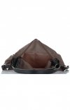 Kožené kabelka batůžek Vittoria Gotti zemitá V1670C