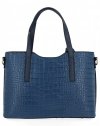 Dámská kabelka kufřík Hernan tmavě modrá HB0239