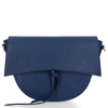 Kožené kabelka listonoška Vittoria Gotti tmavě modrá V2383