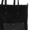 Kožené kabelka univerzální Genuine Leather černá 808036