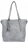 Dámská kabelka shopper bag Hernan světle šedá HB0213-1
