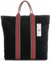 Kožené kabelka shopper bag Vittoria Gotti černá V689746