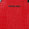 Kožené kabelka kufřík Vittoria Gotti červená V2393