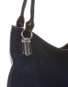 Kožené kabelka univerzální Silvia Rosa tmavě modrá SR2905