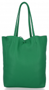 Kožené kabelka shopper bag Vittoria Gotti dračí zelená V775