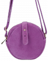 Kožené kabelka listonoška Vittoria Gotti fialová V20CMS