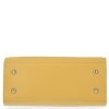Dámská kabelka kufřík David Jones žlutá 6275-4