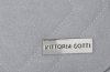 Kožené kabelka listonoška Vittoria Gotti světle šedá V3288C