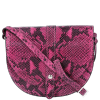 Kožené kabelka listonoška Vittoria Gotti fialová V5751COCO