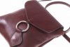 Kožené kabelka listonoška Genuine Leather hnědá 6021