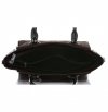 Kožené kabelka kufřík Silvia Rosa čokoládová SR2105