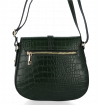 Kožené kabelka univerzální Vittoria Gotti lahvově zelená V2381