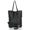 Kožené kabelka shopper bag Vittoria Gotti černá V6538
