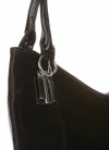 Kožené kabelka univerzální Silvia Rosa černá SR2905