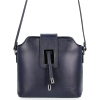 Kožené kabelka klasická Vittoria Gotti tmavě modrá V1813VAC