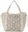 Kožené kabelka shopper bag Genuine Leather béžová 5157