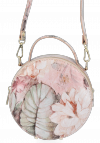 Kožené kabelka listonoška Vittoria Gotti pudrová růžová B25