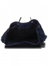 Kožené kabelka batůžek Vittoria Gotti tmavě modrá 80022