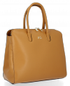 Kožené kabelka kufřík Vittoria Gotti zrzavá V2392