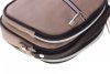 Kožené kabelky listonošky Genuine Leather 3 přihrádky béžová