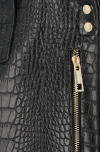 Kožené kabelka shopper bag Vittoria Gotti černá VG803