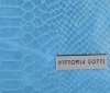 Kožené kabelka shopper bag Vittoria Gotti modrá V2L