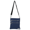 Kožené kabelka univerzální Vittoria Gotti tmavě modrá B19
