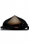 Kožené kabelka batůžek Vittoria Gotti černá V1670C