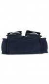 Kožené kabelka shopper bag Vittoria Gotti tmavě modrá V27A