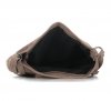 Kožené kabelka listonoška Genuine Leather zemitá 4022
