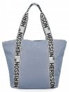 Dámská kabelka shopper bag Herisson světle modrá 1502H431